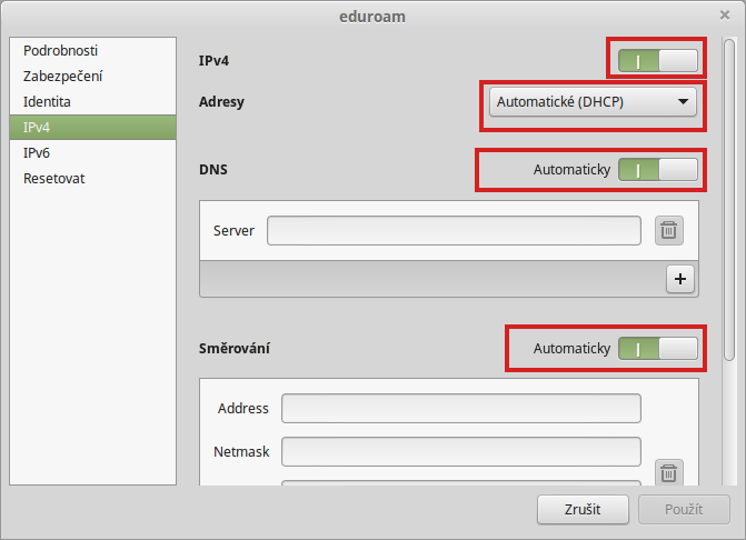 Eduroam - nastavení v Linux 06