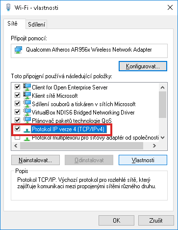 Eduroam - nastavení ve Win10 05