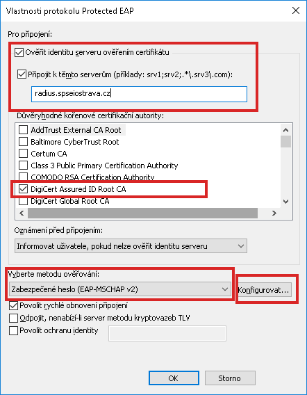 Eduroam - nastavení ve Win10 12