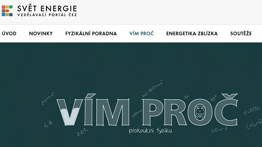 Logo Vím proč