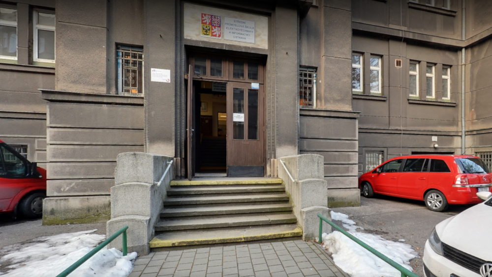 Entrance to the school